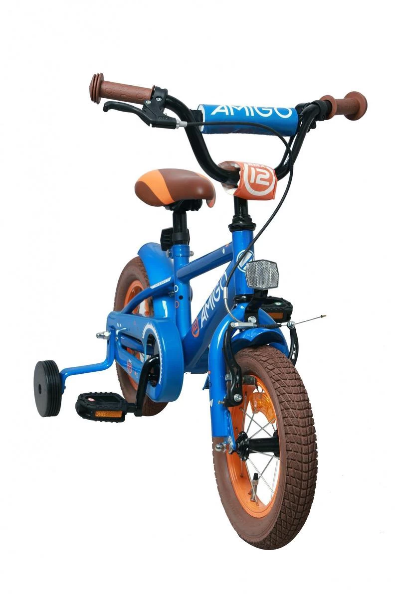 Amigo Sports Jongensfiets - Kinderfiets 12 Inch - Blauw - Afbeelding 2