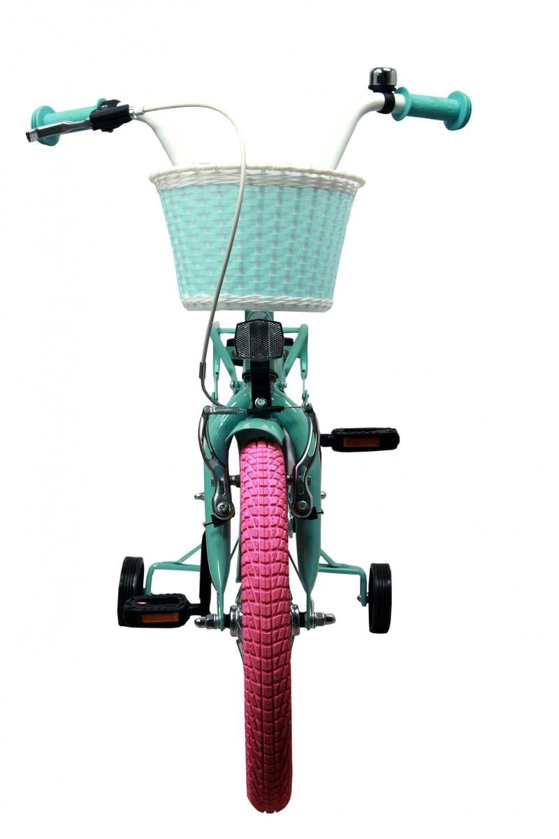 Amigo Lovely Meisjesfiets - Kinderfiets 12 Inch - Turquoise - Afbeelding 13