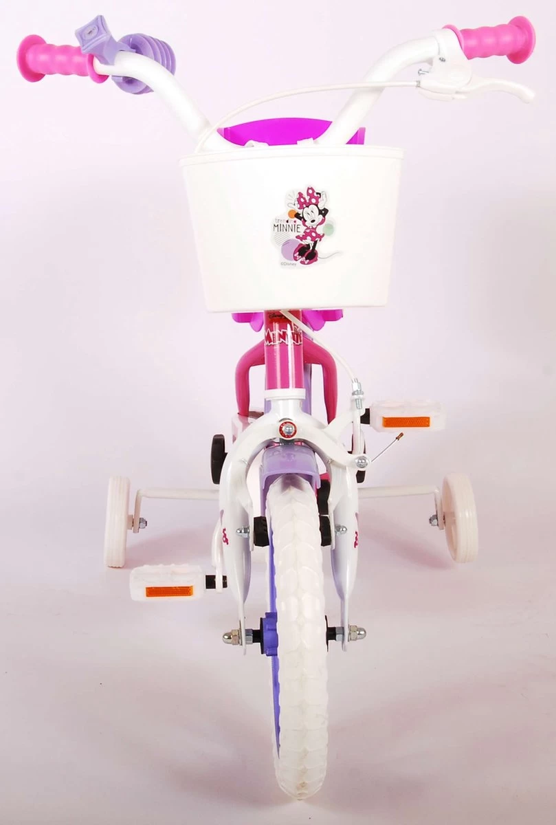 Disney Minnie Cutest Ever! Kinderfiets - Meiden - 12 Inch - Roze - Doortrapper - Afbeelding 16