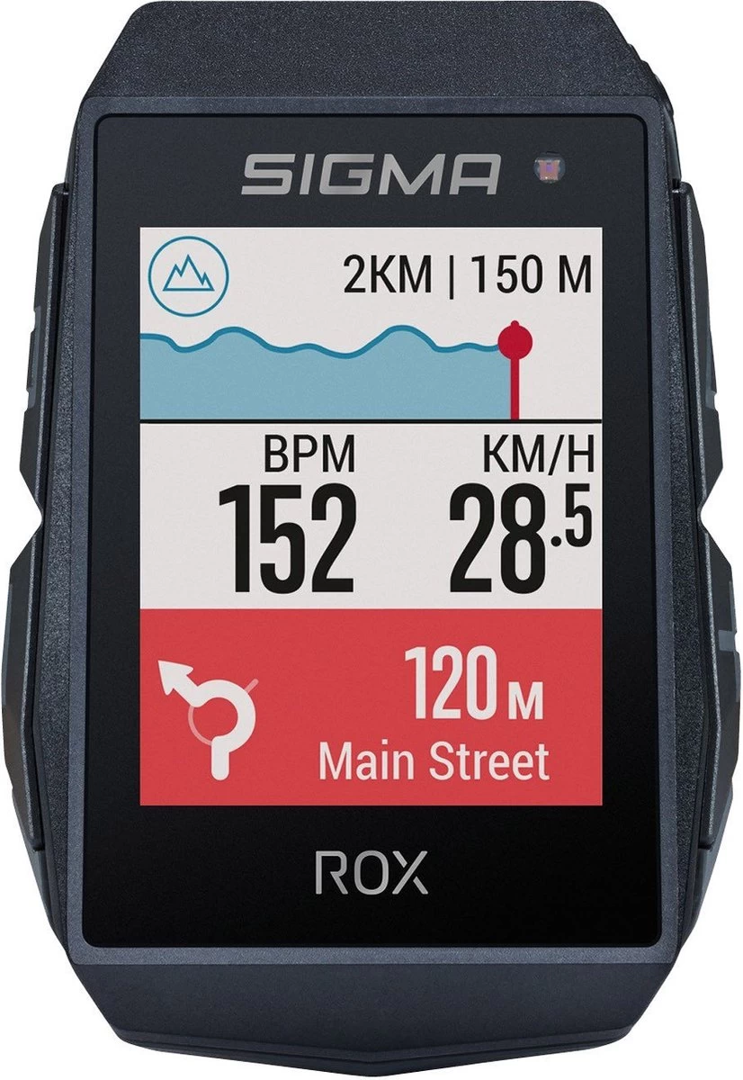 SIGMA SPORT ROX 11.1 EVO GPS Fietscomputer Incl. Stuurhouder, Zwart - Afbeelding 9