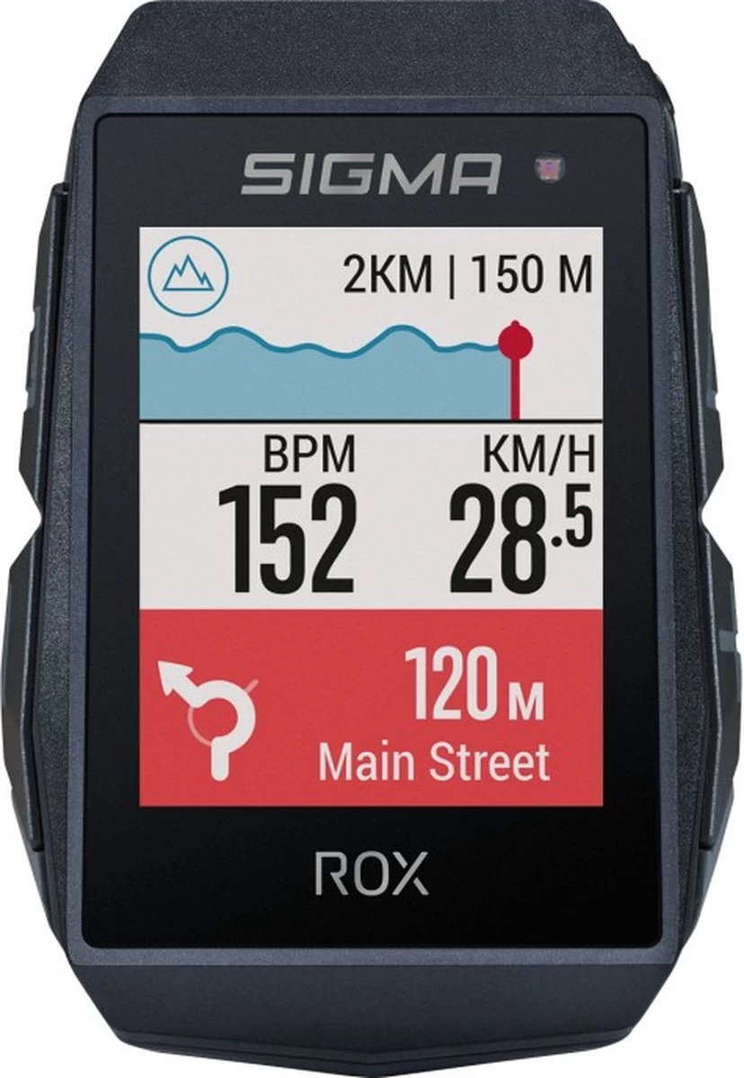 Sigma Sport ROX 11.1 EVO GPS Fietscomputer - HR Set - Zwart - Afbeelding 11