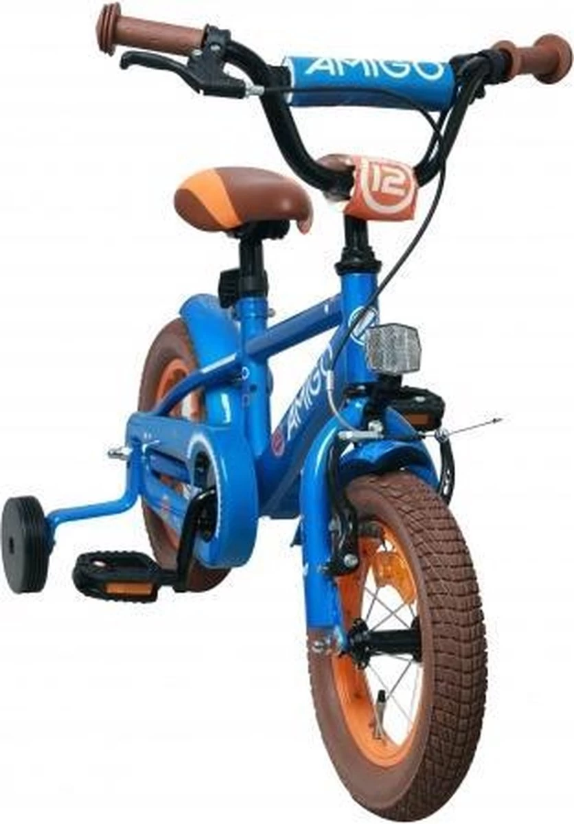 Amigo Sports Jongensfiets - Kinderfiets 12 Inch - Blauw - Afbeelding 9