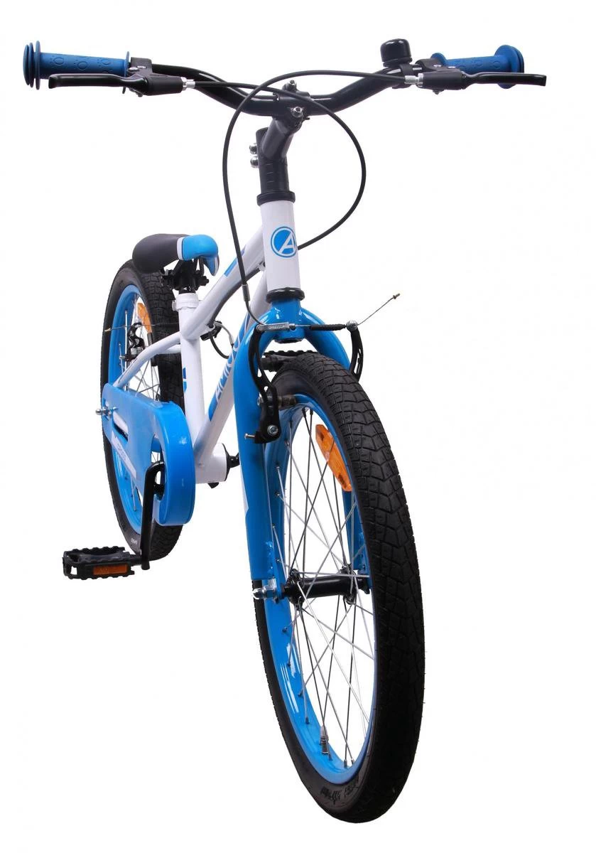 Amigo Cross Jongensfiets - Kinderfiets 20 Inch - Wit/Blauw - Afbeelding 2