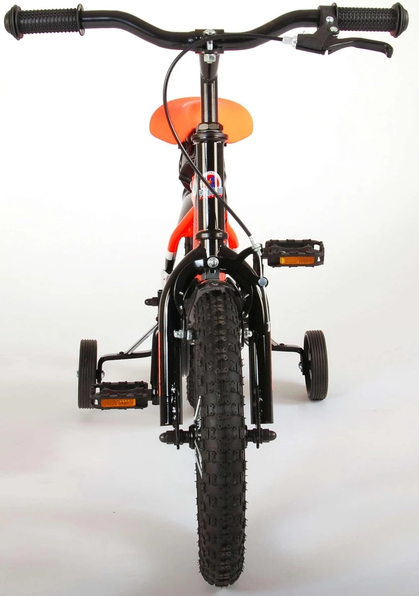 Volare Sportivo Kinderfiets - Jongens - 14 Inch - Neon Oranje/Zwart - 95% Afgemonteerd - Afbeelding 13