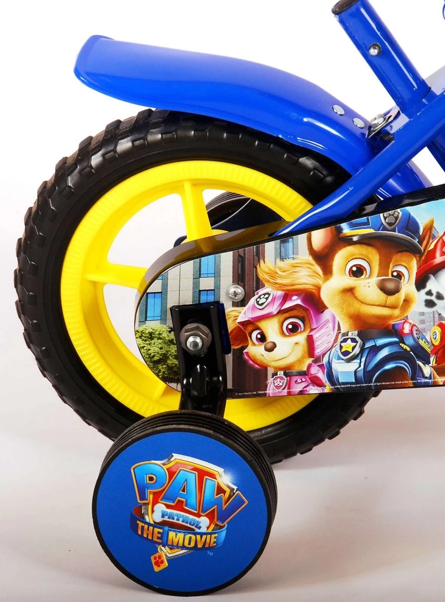 Nickelodeon Paw Patrol The Movie Kinderfiets - Jongens - 10 Inch - Blauw - Doortrapper - Afbeelding 12