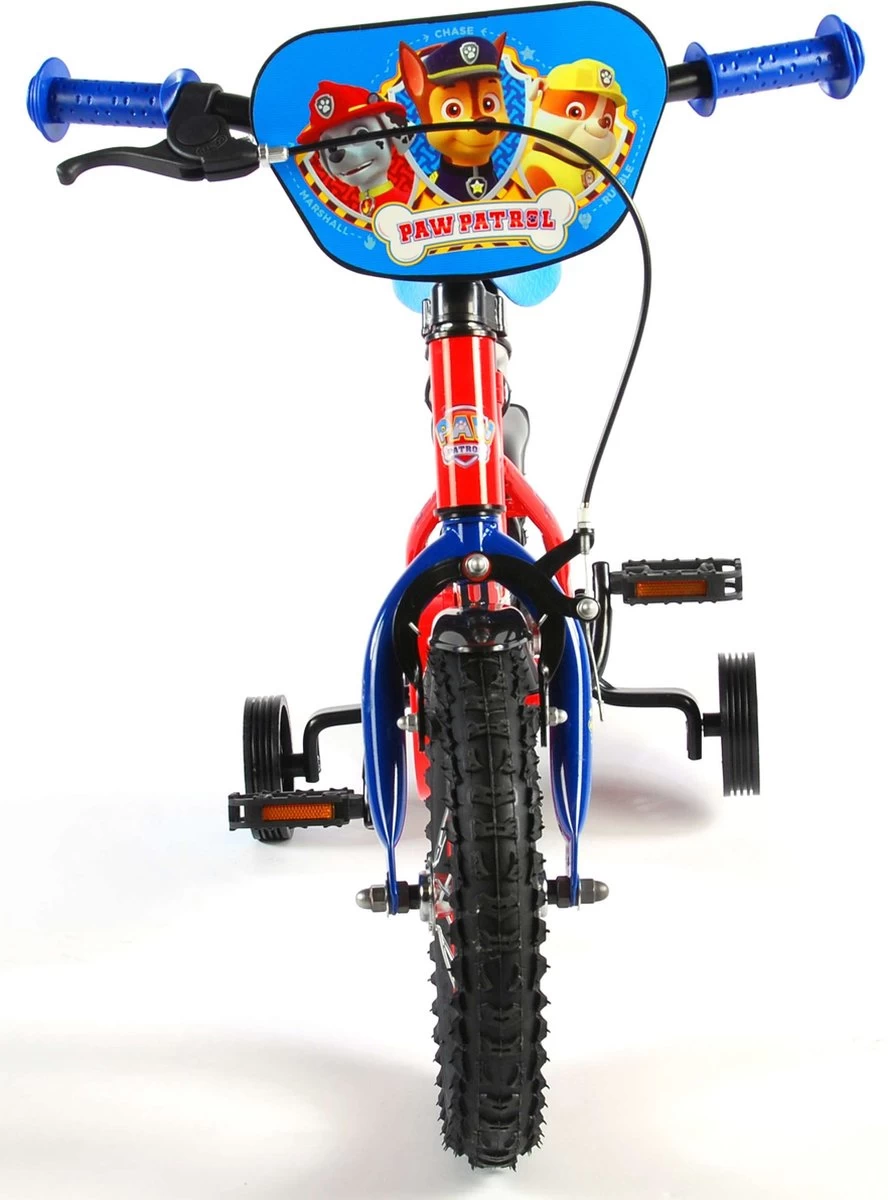 Volare Paw Patrol Kinderfiets - Jongens - 12 Inch - Rood/Blauw - Afbeelding 9