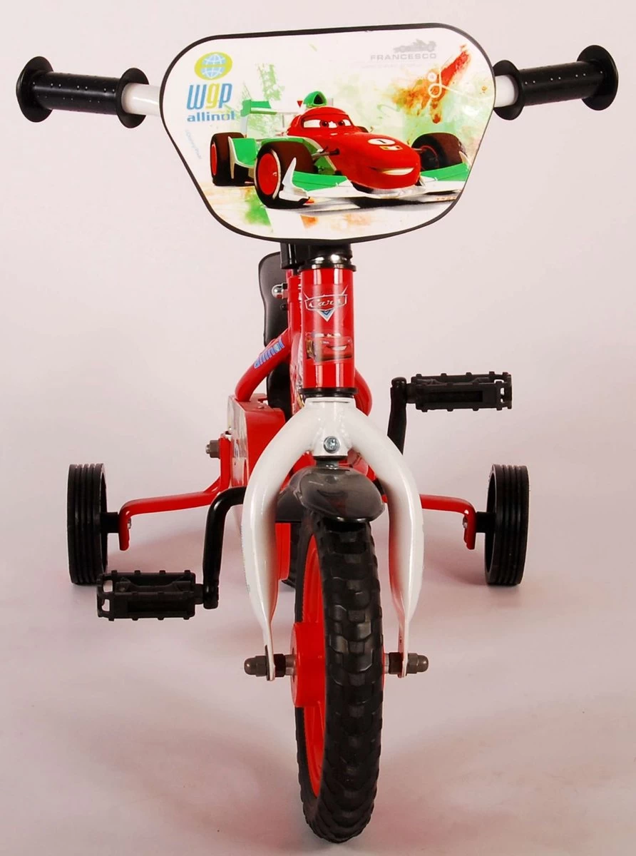 Disney Cars Kinderfiets - Jongens - 10 Inch - Rood - Doortrapper - Afbeelding 5