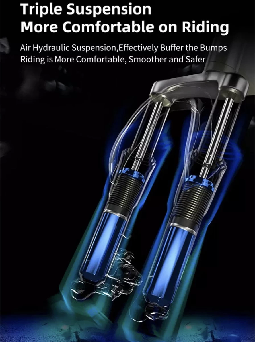 F-Wheel DYU A5 - Elektrische Vouwfiets - E Bike - 14 Inch - 7.5 Ah - 25km/u - Zwart - Afbeelding 6