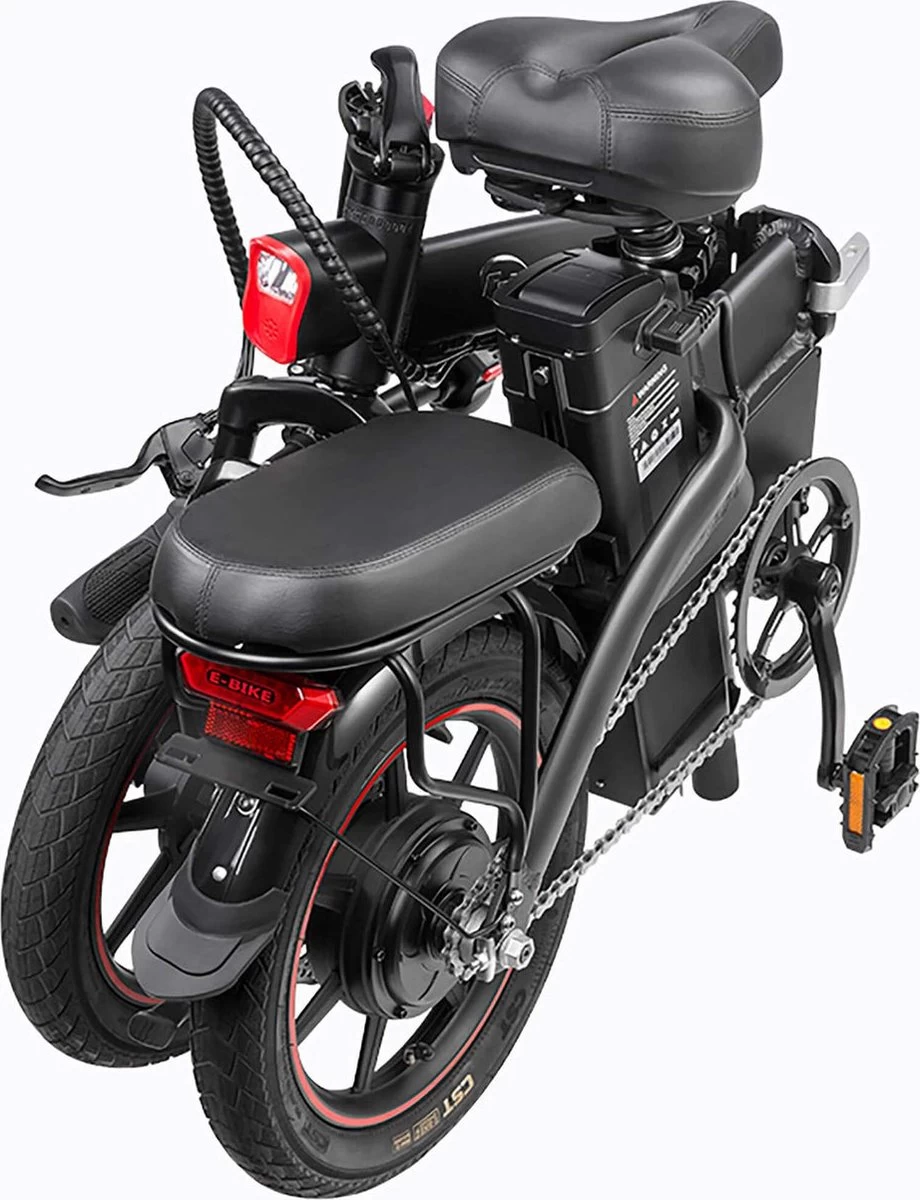 F-Wheel DYU A5 - Elektrische Vouwfiets - E Bike - 14 Inch - 7.5 Ah - 25km/u - Zwart - Afbeelding 5