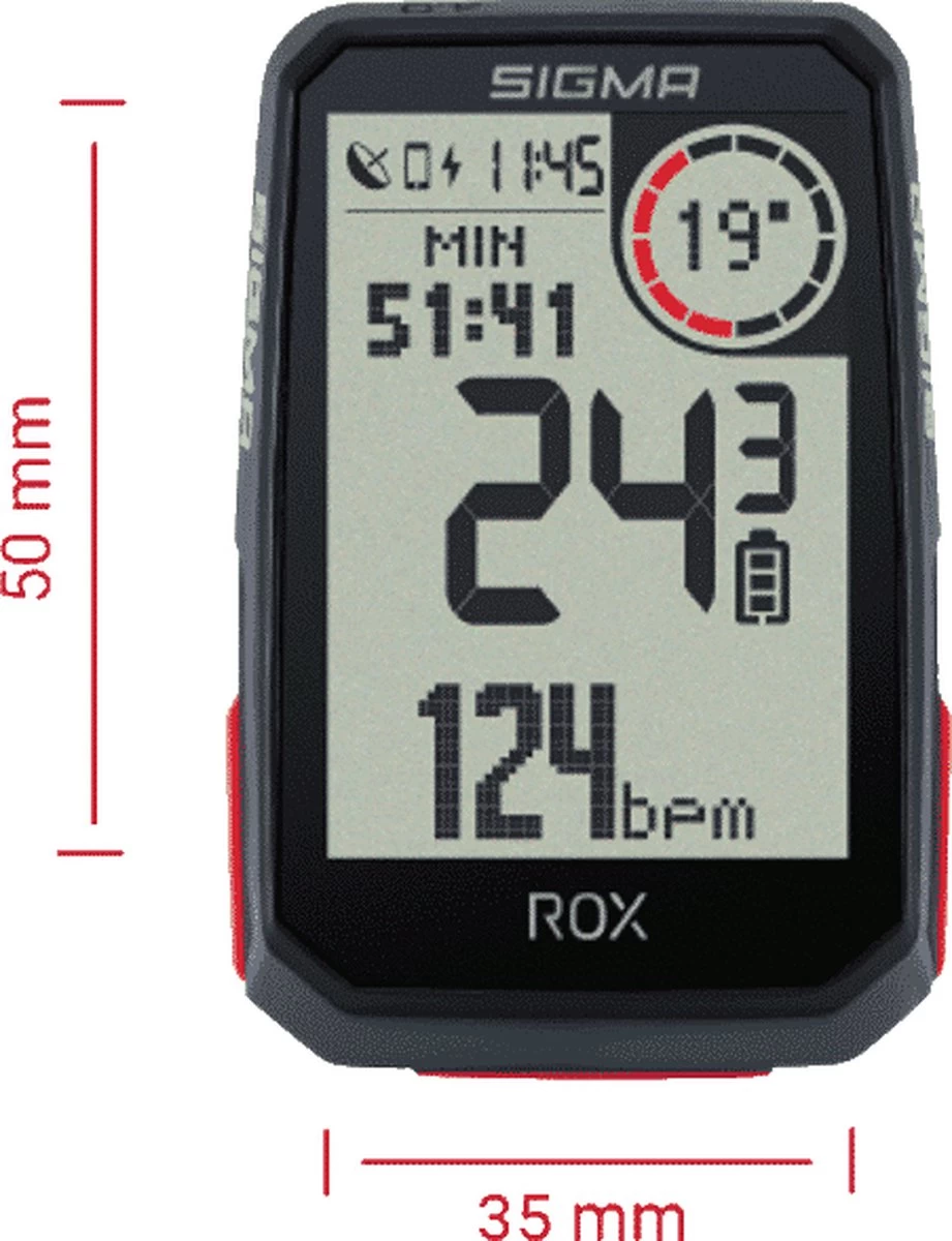 SIGMA SPORT ROX 4.0 GPS Fietscomputer Incl. Stuurhouder, Zwart - Afbeelding 6