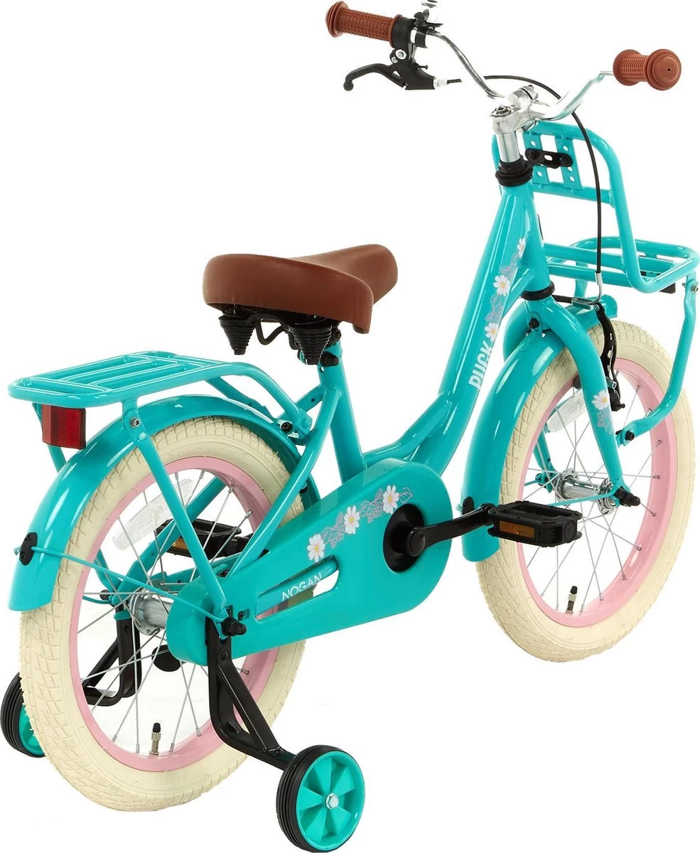 Nogan Puck - Kinderfiets - Meisjesfiets - 16 Inch - Turquoise - Afbeelding 3
